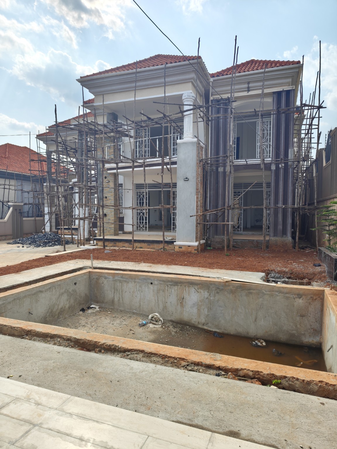 Pool Construction in Progress
